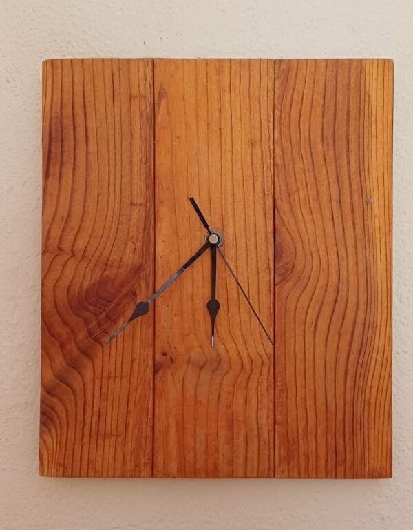 Recycled Wood Wall Clock