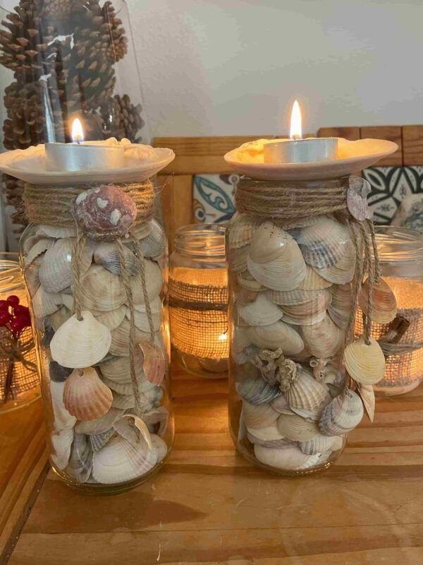 Tea Light Shell Holders