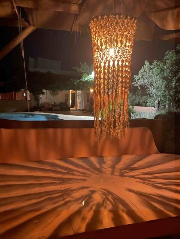 Jelly Fish Macrame Lamp Shade