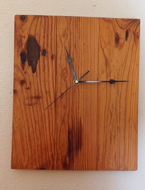 Recycled Wood Clock #2