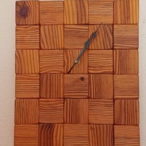 Recycled Wood Clock #5