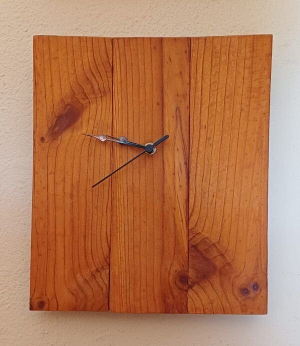 Recycled Wood Clock #1